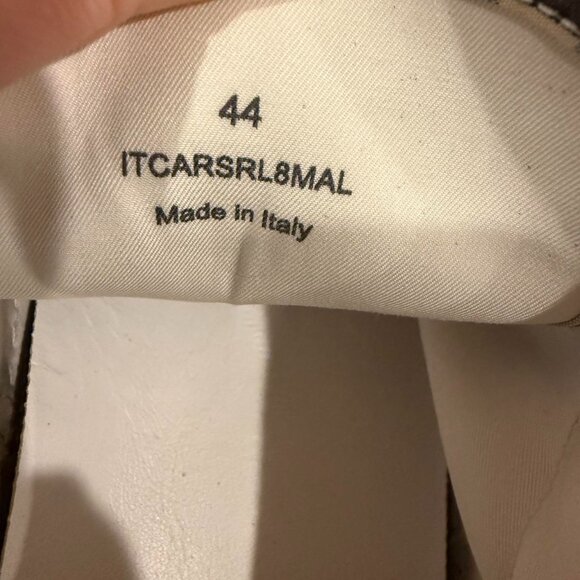 Burberry Men's Plaid Tan Tartan Logo Checkered Trainers Sneakers - Picture 4 of 8